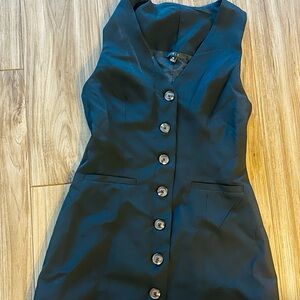 Button up tailored dress
